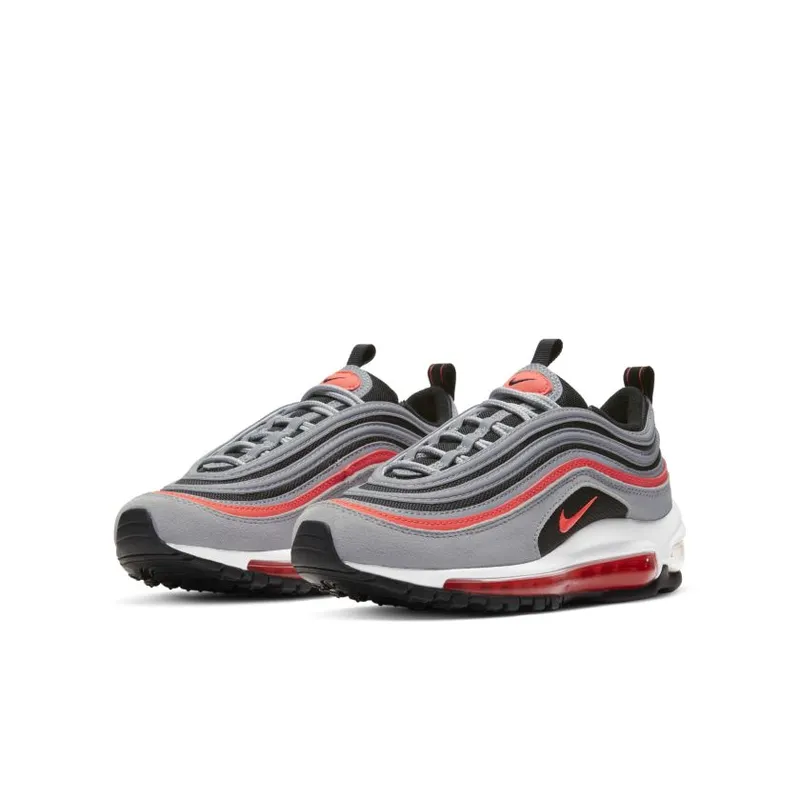 Nike Air Max 97 Wolf Grey Radiant Red (GS) (921522-025)