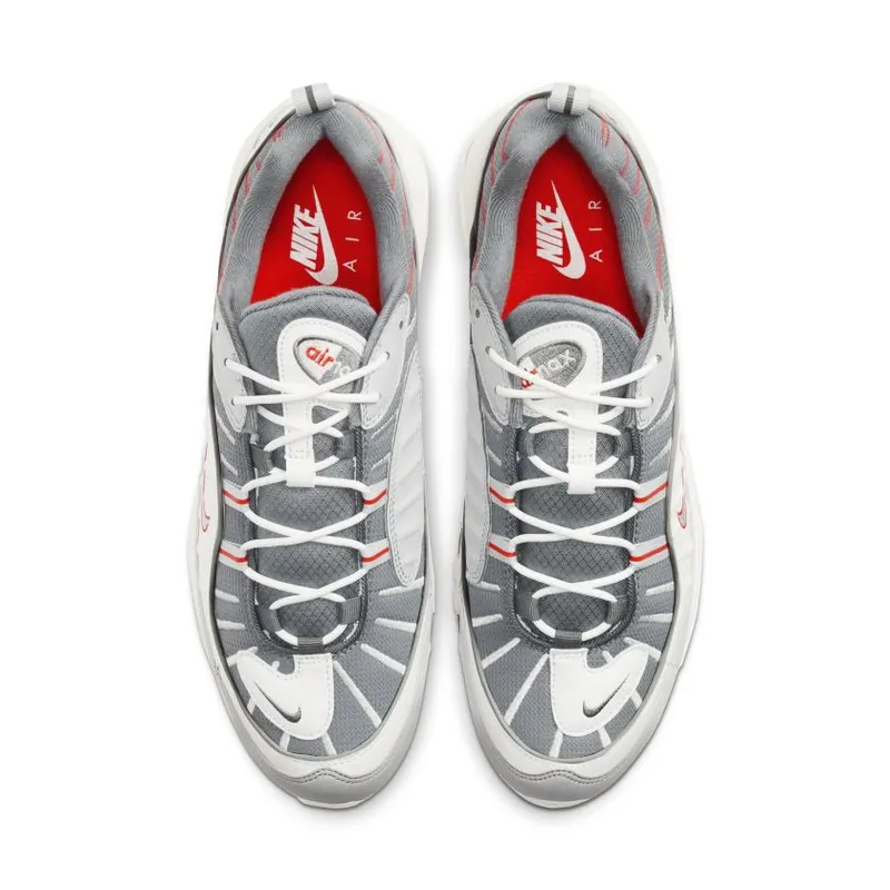 Nike Air Max 98 Grey Sail Habanero Red (CJ0592-001)