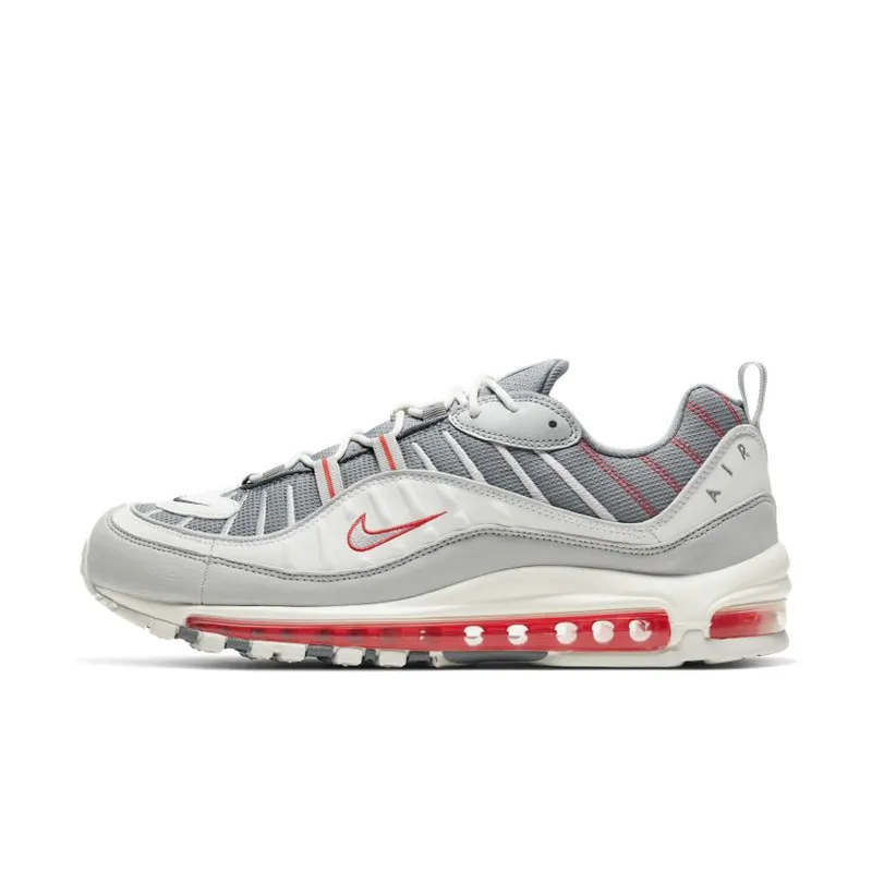 Nike Air Max 98 Grey Sail Habanero Red (CJ0592-001)