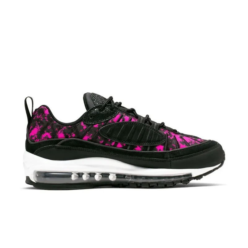 Nike Air Max 98 Pixel Black Hyper Pink (Women’s) (CI2672-001)