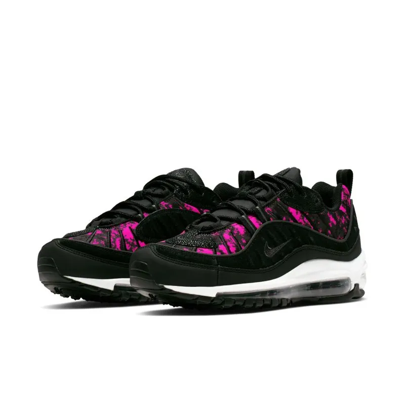 Nike Air Max 98 Pixel Black Hyper Pink (Women’s) (CI2672-001)
