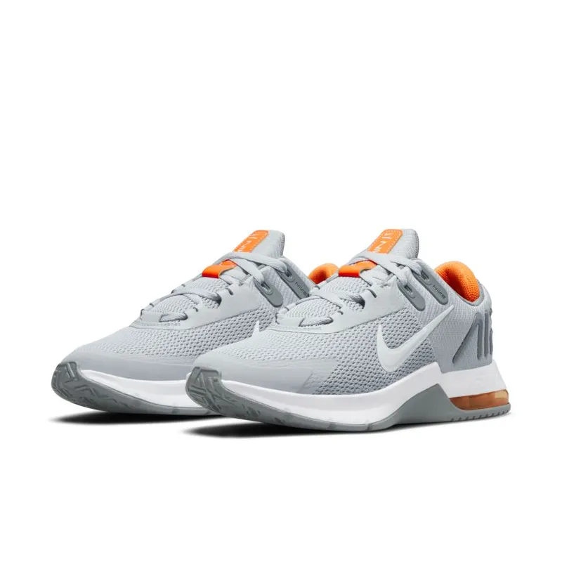 Nike Air Max Alpha Trainer 4 Wolf Grey Cool Grey Total Orange White (CW3396-007)