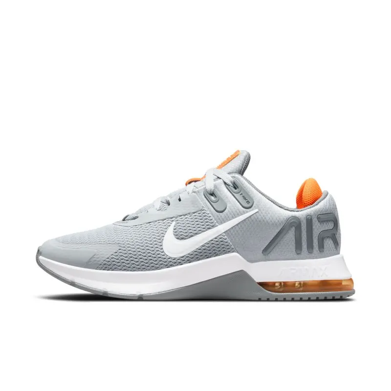 Nike Air Max Alpha Trainer 4 Wolf Grey Cool Grey Total Orange White (CW3396-007)