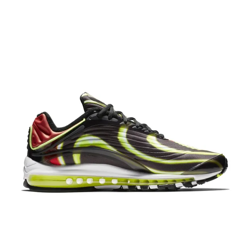 Nike Air Max Deluxe Black Volt Habanero Red (AJ7831-003)
