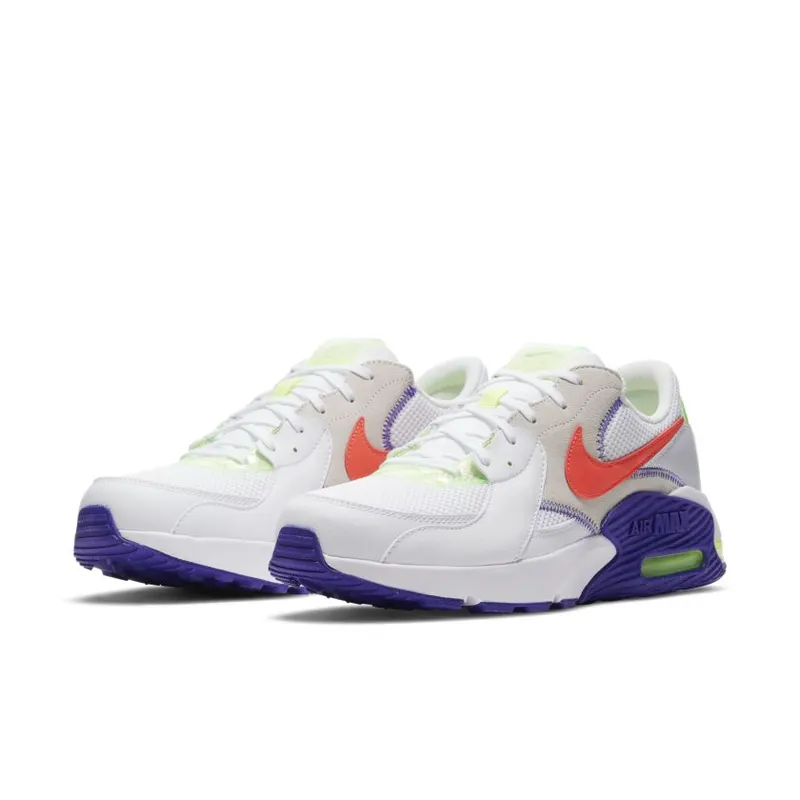 Nike Air Max Excee White Indigo Burst Volt Bright Crimson (DD2985-100)