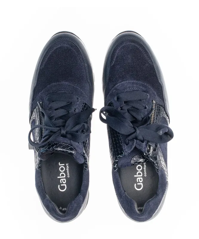 Gabor Lage sneakers Blauw (36.438.36)