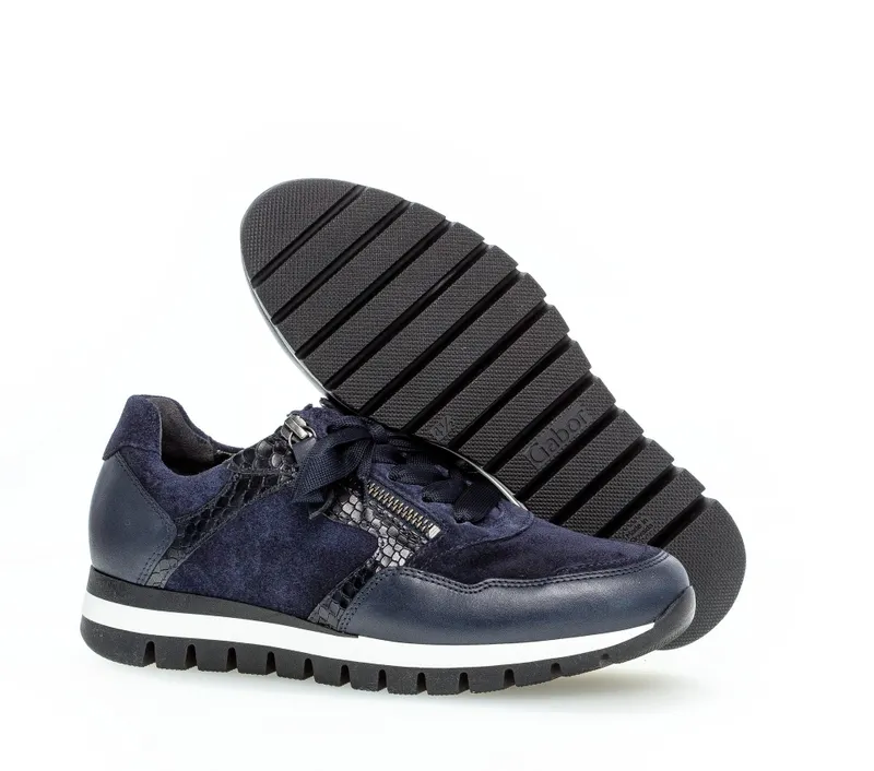 Gabor Lage sneakers Blauw (36.438.36)
