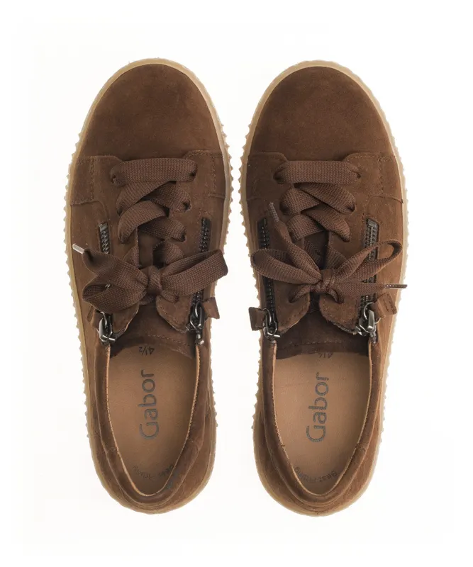 Gabor Lage sneakers Bruin (33.334.18)