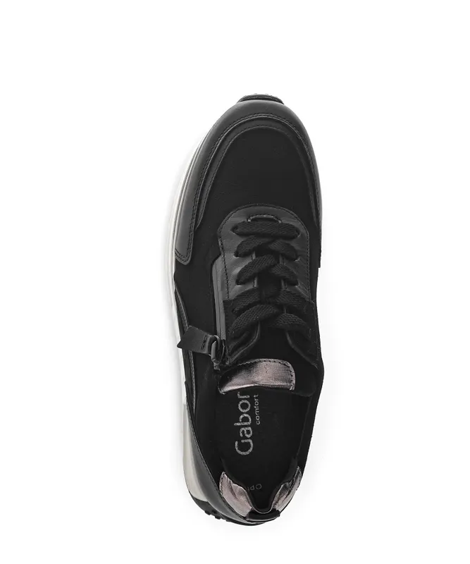Gabor Lage sneakers Zwart (36.428.01)