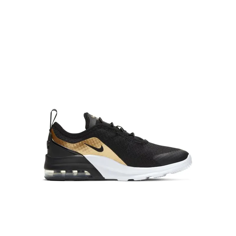 Nike Air Max Motion 2 Black Metallic Gold (PS) (AQ2743-012)