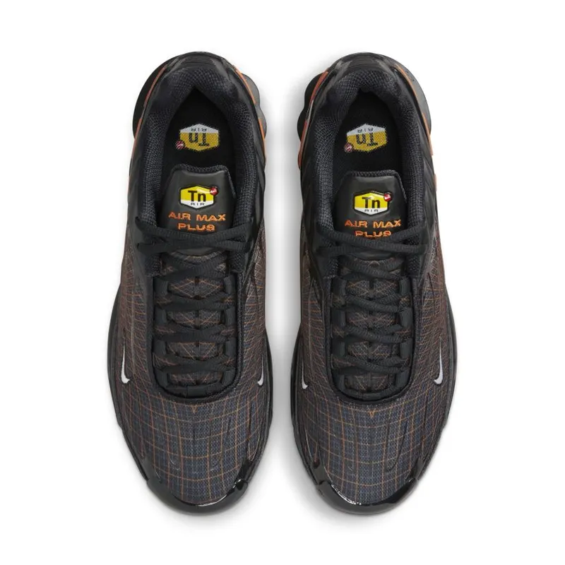 Nike Air Max Plus 3 Black Orange Spirograph (FB3352-001)