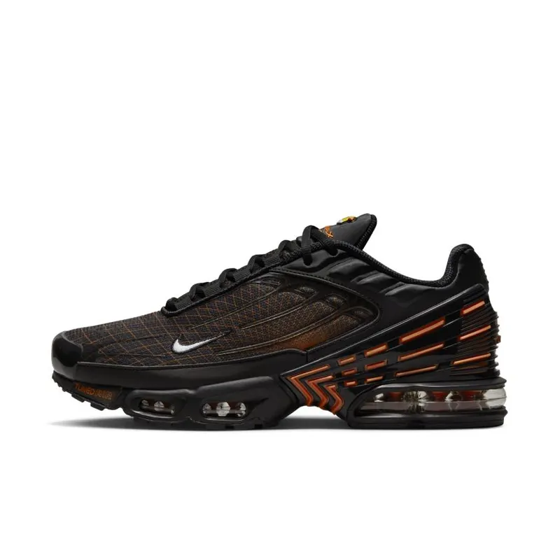 Nike Air Max Plus 3 Black Orange Spirograph (FB3352-001)