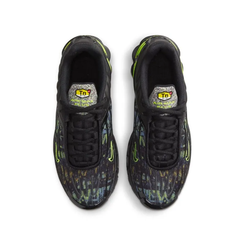 Nike Air Max Plus 3 Black Volt (GS) (DN8017-001)