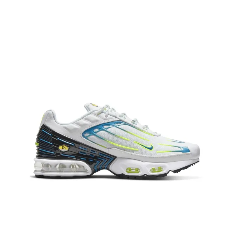 Nike Air Max Plus 3 White Volt Marina (GS) (DV7138-100)