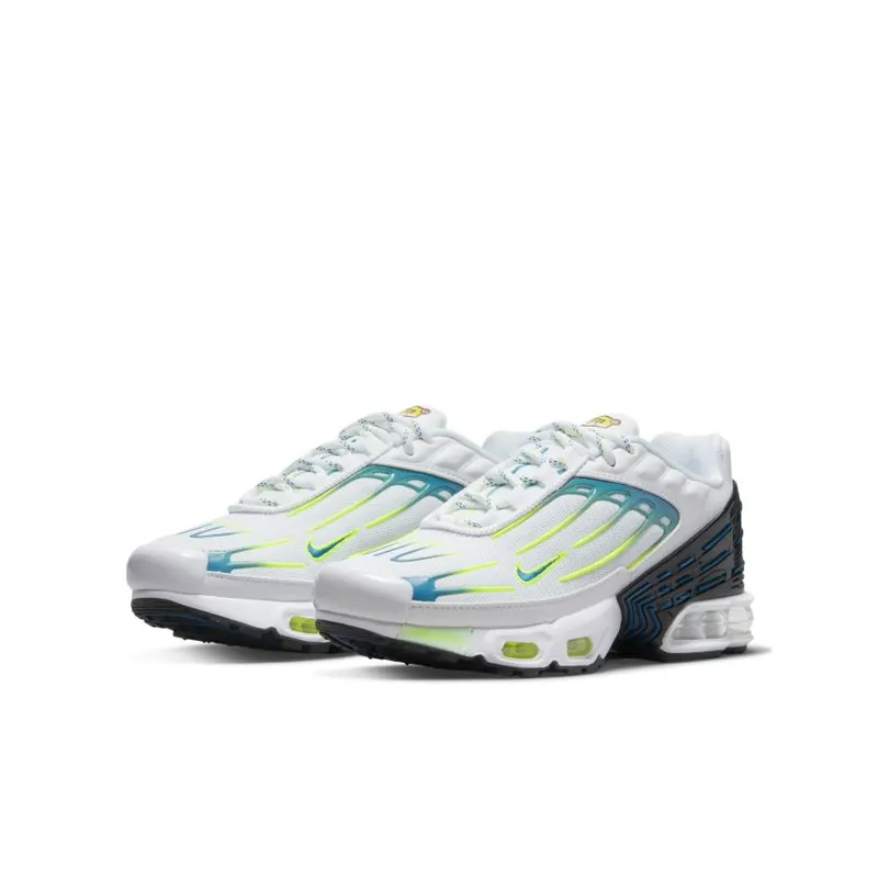 Nike Air Max Plus 3 White Volt Marina (GS) (DV7138-100)