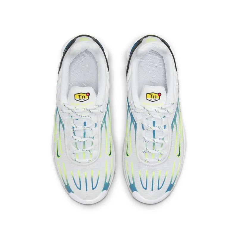 Nike Air Max Plus 3 White Volt Marina (GS) (DV7138-100)