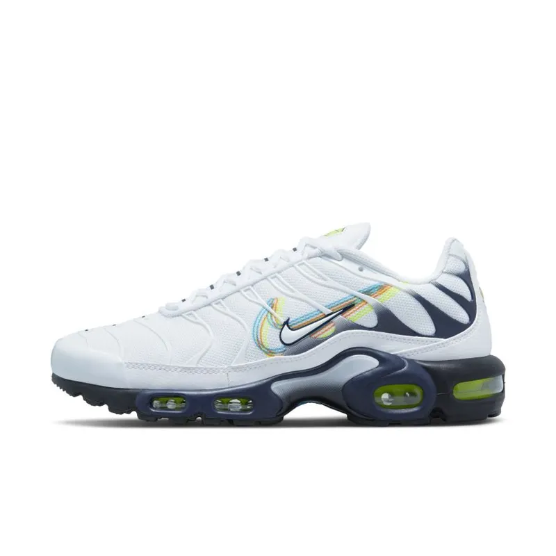 Nike Air Max Plus 3D Swoosh White Volt Football Grey Blackened Blue (DV6821-100)