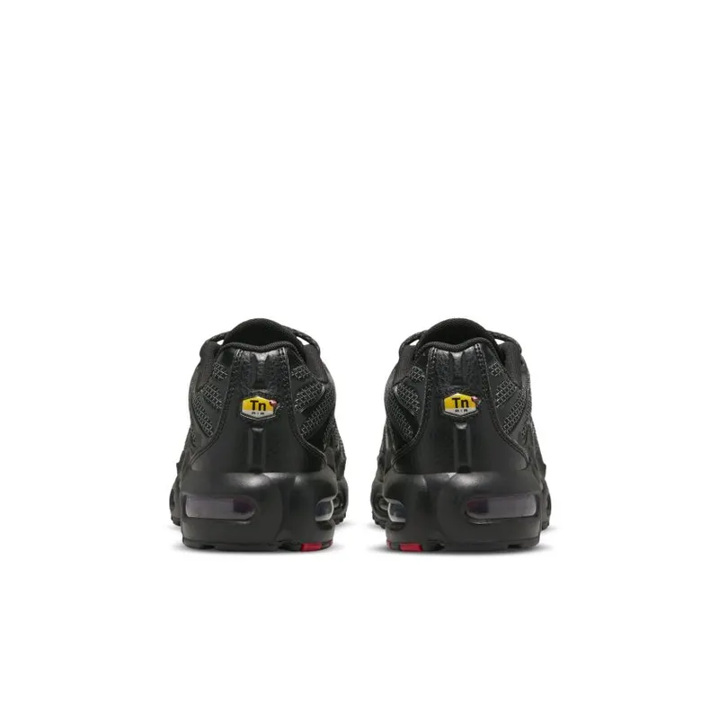 Nike Air Max Plus Black University Red Reflective Silver (GS) (DQ1104-001)