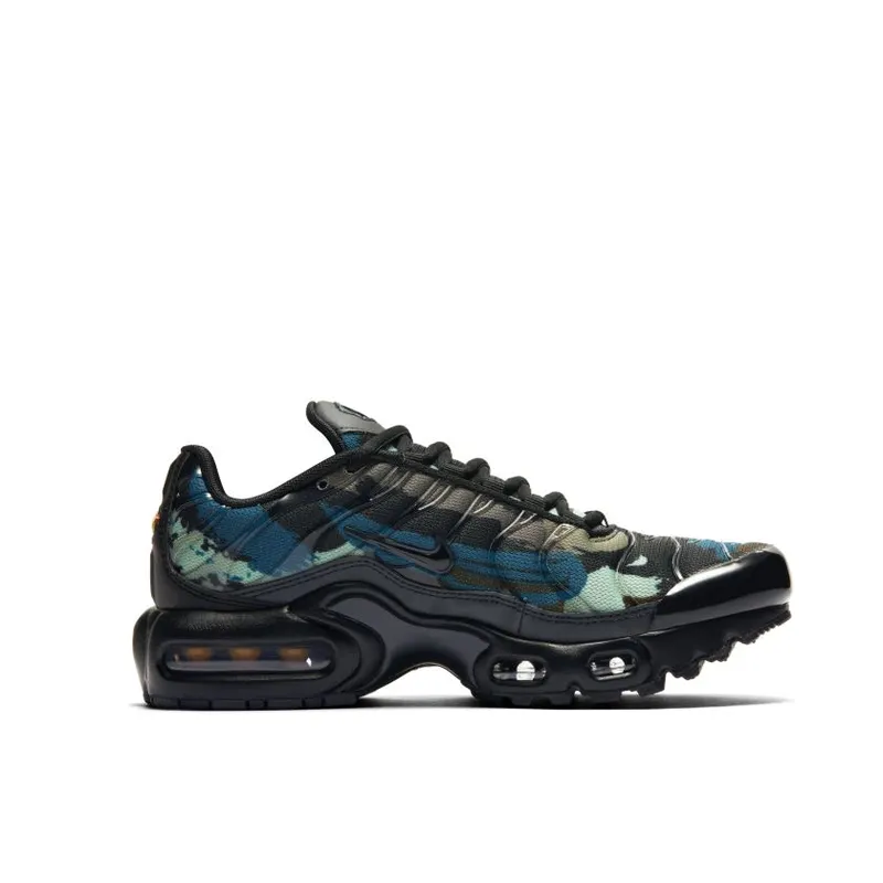 Nike Air Max Plus Camo Black Green (GS) (DB2608-001)