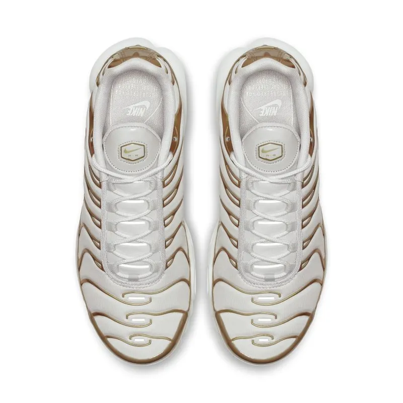 Nike Air Max Plus Vast Grey Metallic Gold (Women’s) (605112-054)