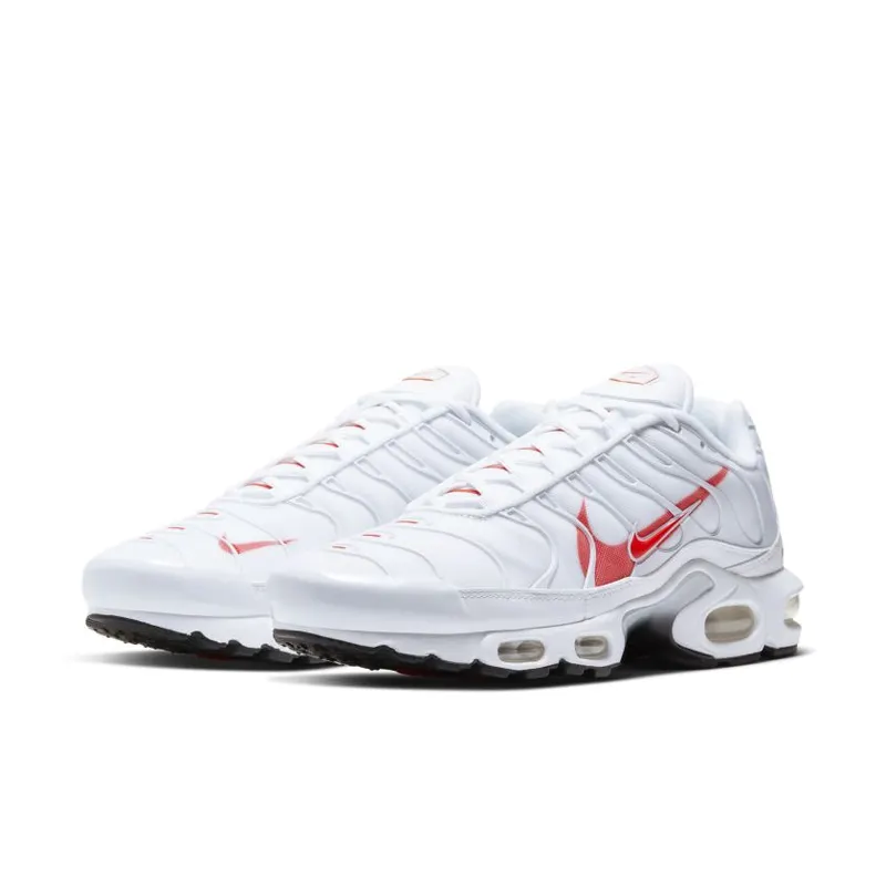 Nike Air Max Plus White Crimson Swoosh (CU3454-100)