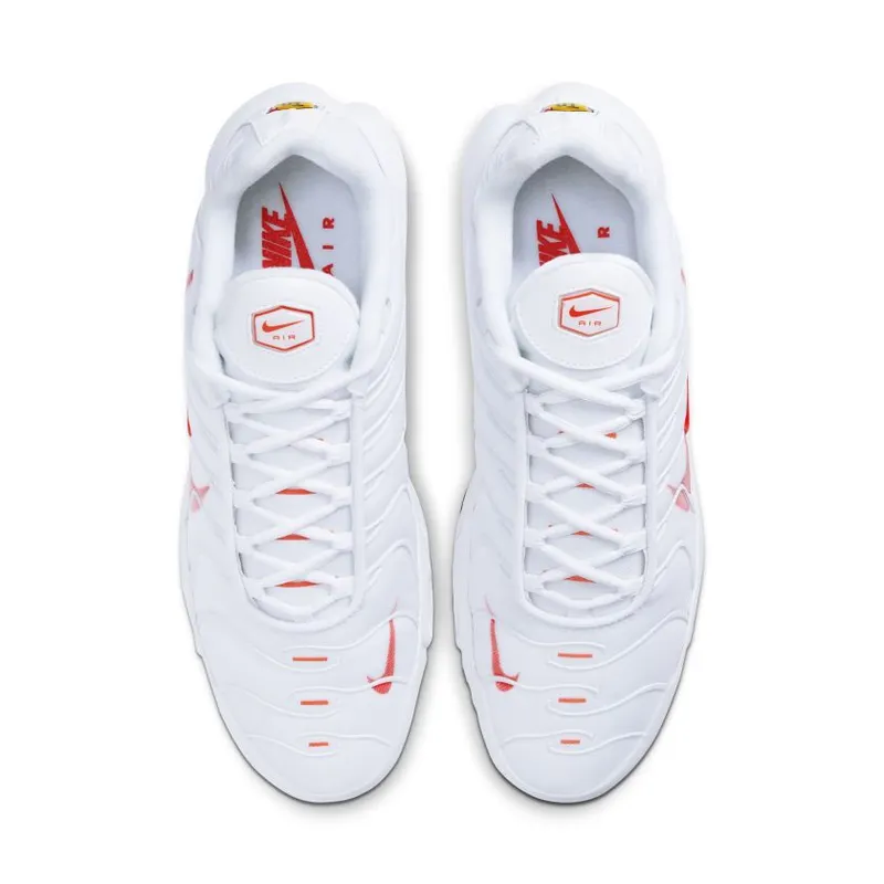 Nike Air Max Plus White Crimson Swoosh (CU3454-100)