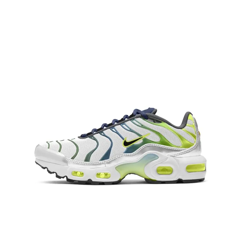Nike Air Max Plus White Forest Green (GS) (CD0609-101)