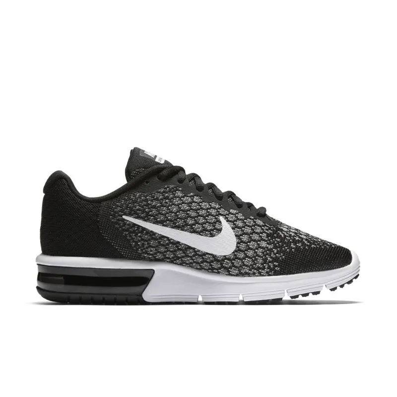Nike Air Max Sequent 2 Black White-Dark Grey (Women’s) (852465-002)
