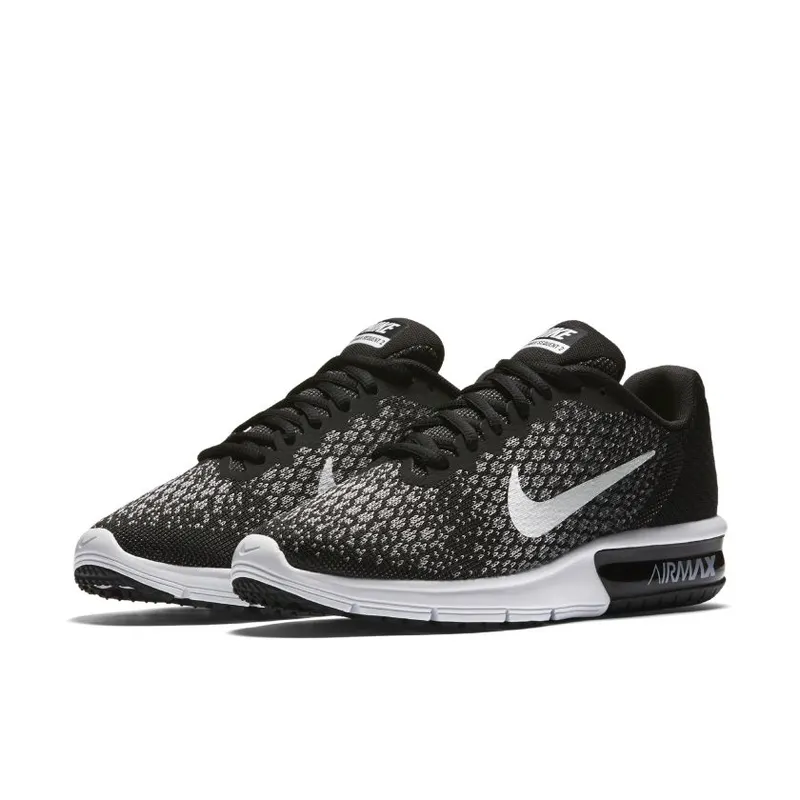Nike Air Max Sequent 2 Black White-Dark Grey (Women’s) (852465-002)