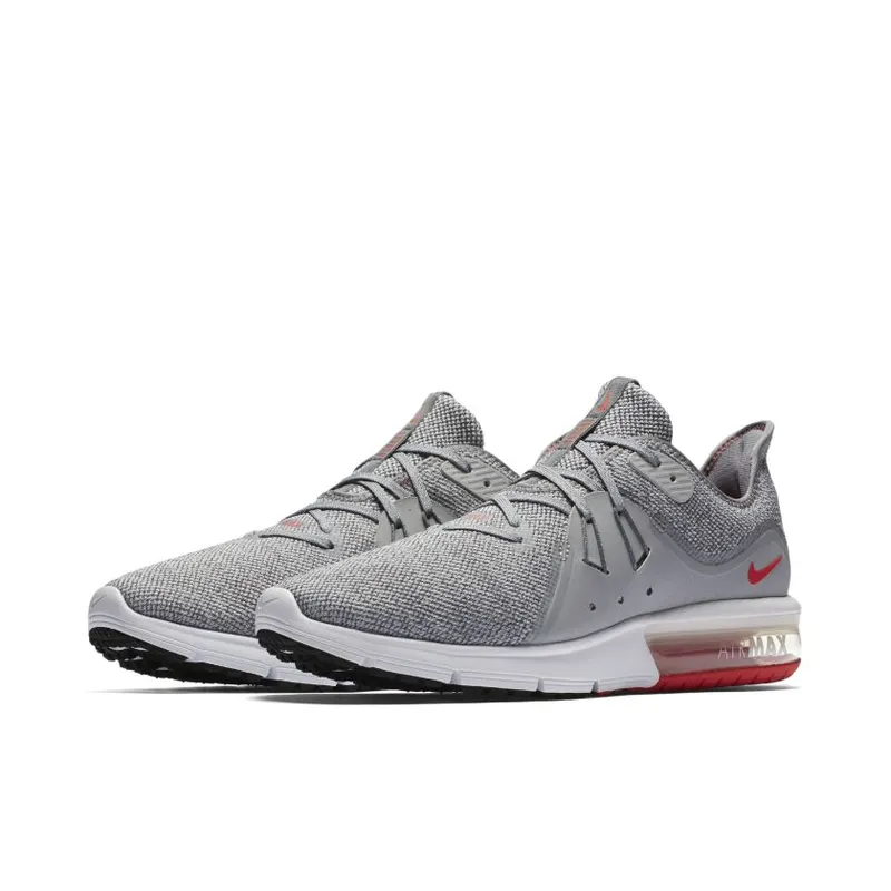 Nike Air Max Sequent 3 Cool Grey University Red (921694-060)