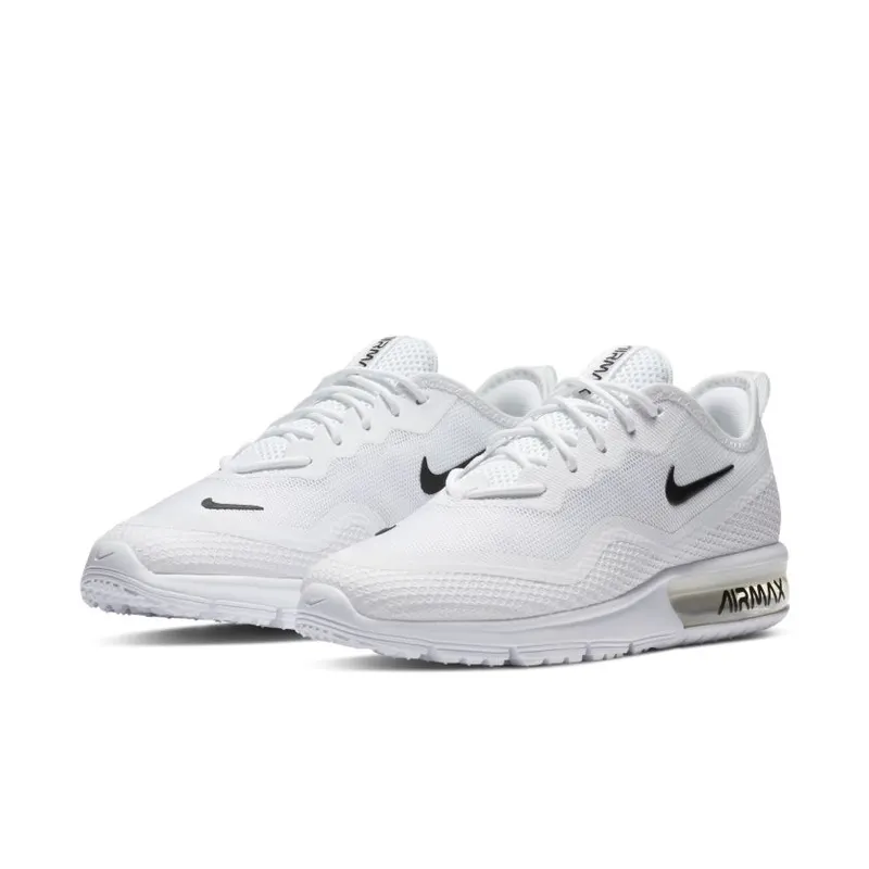 Nike Air Max Sequent 4.5 White Black (Women’s) (BQ8824-100)