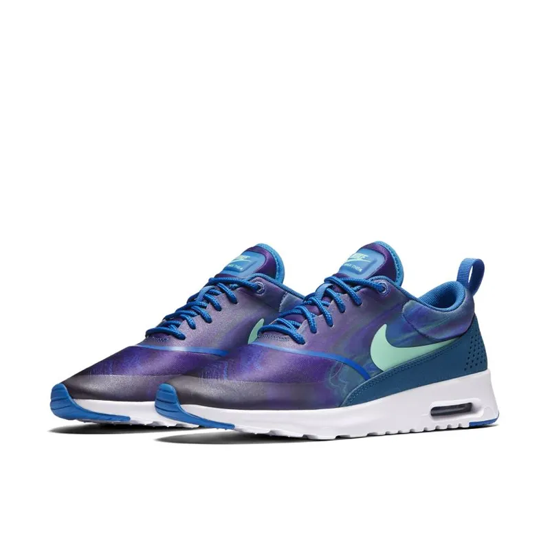 Nike Air Max Thea Print Blue Spark Green Glow (Women’s) (599408-405)