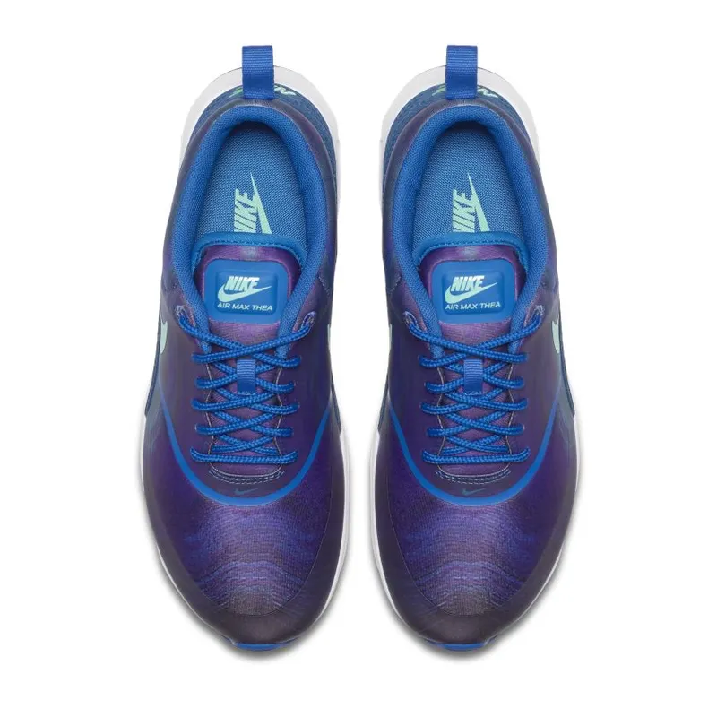 Nike Air Max Thea Print Blue Spark Green Glow (Women’s) (599408-405)