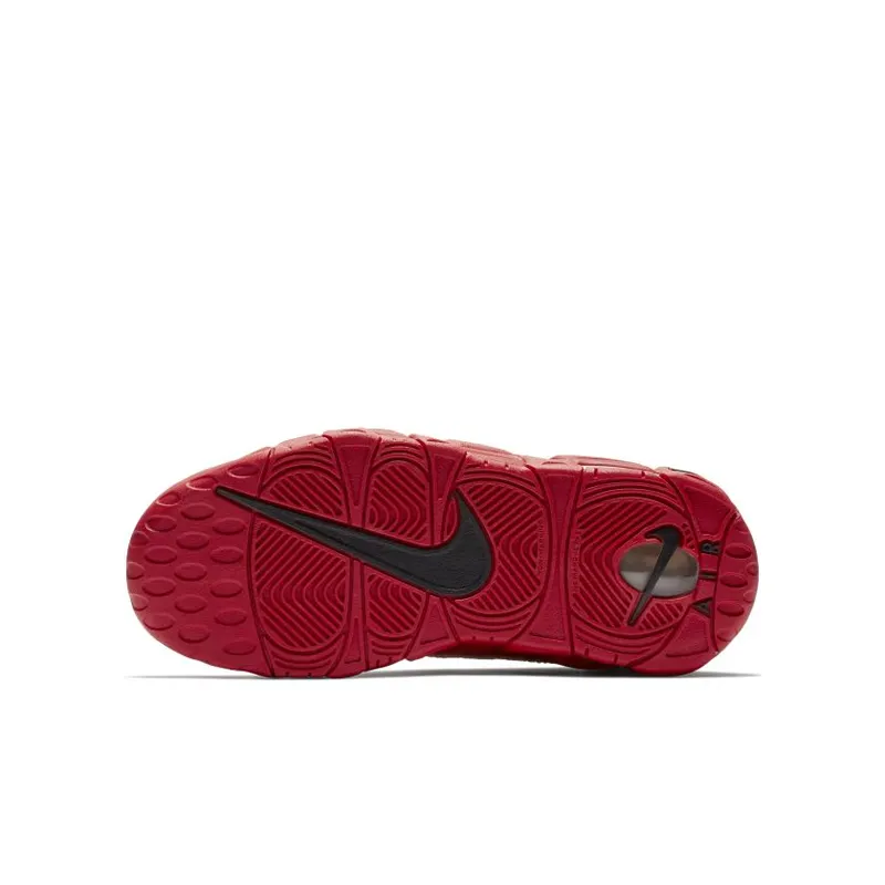 Nike Air More Money University Red Metallic Gold (GS) (AH5215-600)