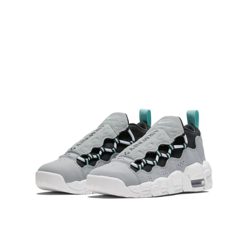 Nike Air More Money Wolf Grey Island Green (GS) (AH5215-002)