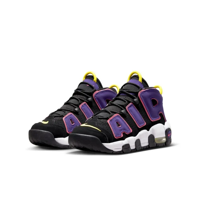 Nike Air More Uptempo 96 Black Court Purple (GS) (DZ5278-001)