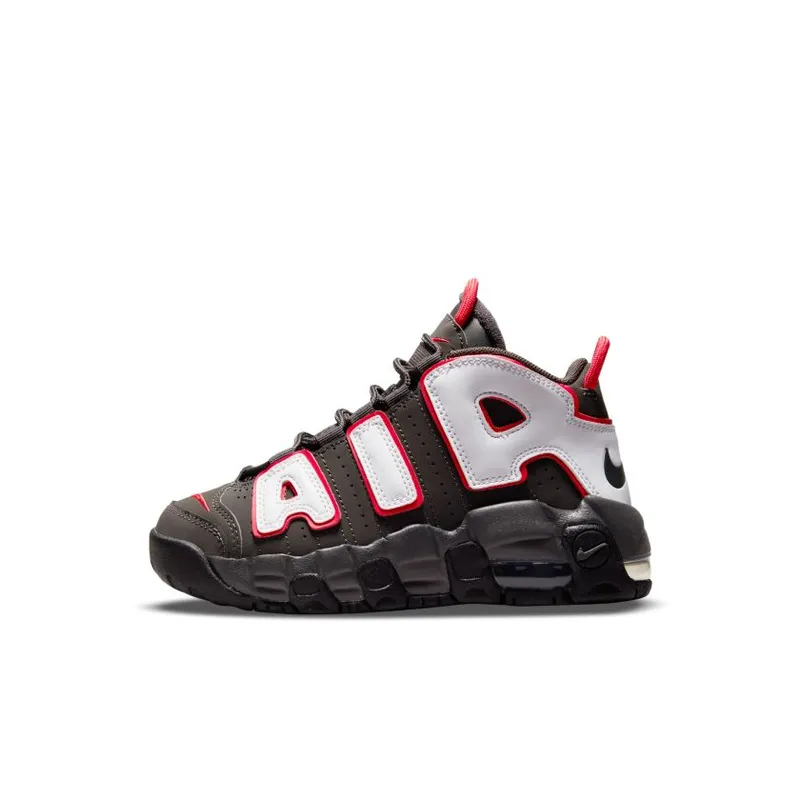 Nike Air More Uptempo Medium Ash Siren Red White (PS) (DH9723-200)