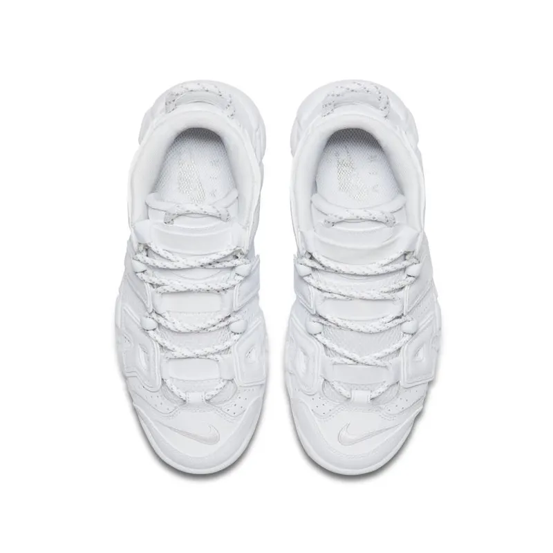 Nike Air More Uptempo Triple White (2017) (GS) (415082-102)
