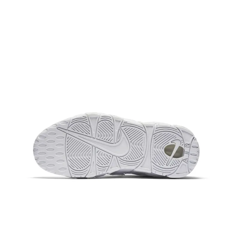 Nike Air More Uptempo Triple White (2017) (GS) (415082-102)