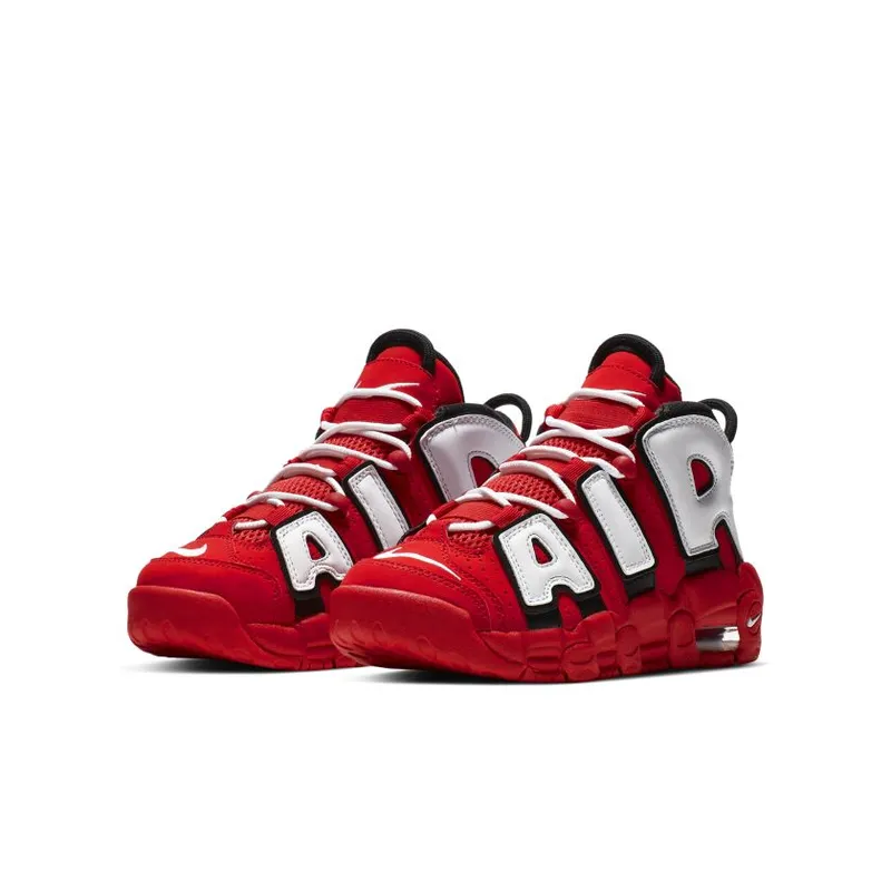 Nike Air More Uptempo University Red Black White (GS) (CD9402-600)