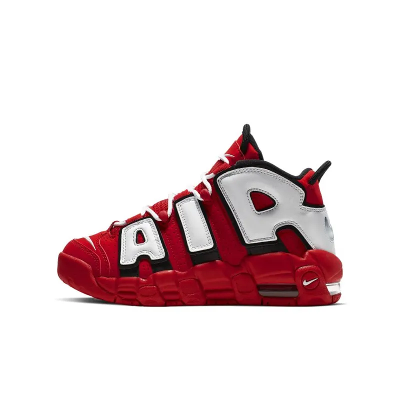 Nike Air More Uptempo University Red Black White (GS) (CD9402-600)