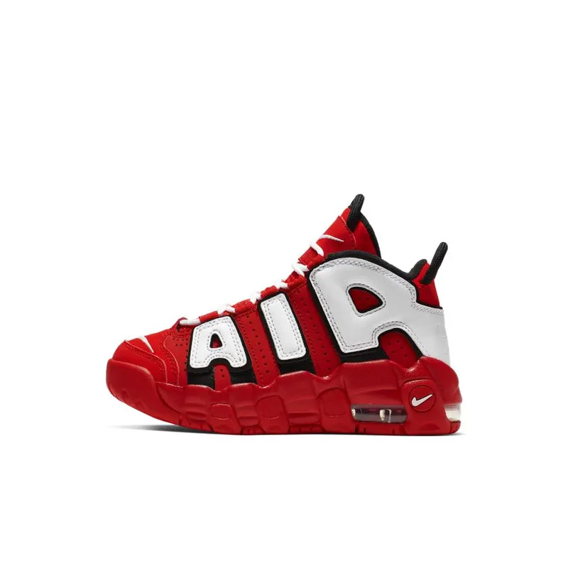 Nike Air More Uptempo University Red Black White (PS) (CD9403-600)