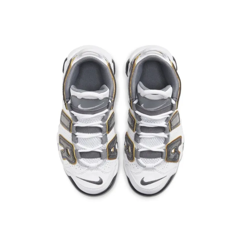Nike Air More Uptempo White Anthracite Snakeskin (PS) (CQ4581-100)