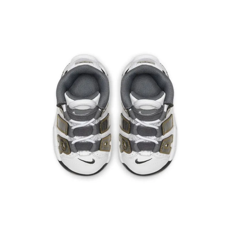 Nike Air More Uptempo White Anthracite Snakeskin (TD) (CQ4582-100)