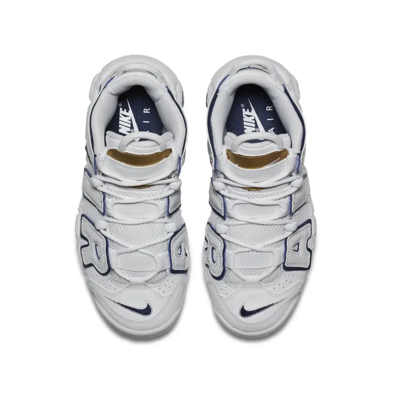 Nike Air More Uptempo White Midnight Navy (GS) (415082-109)