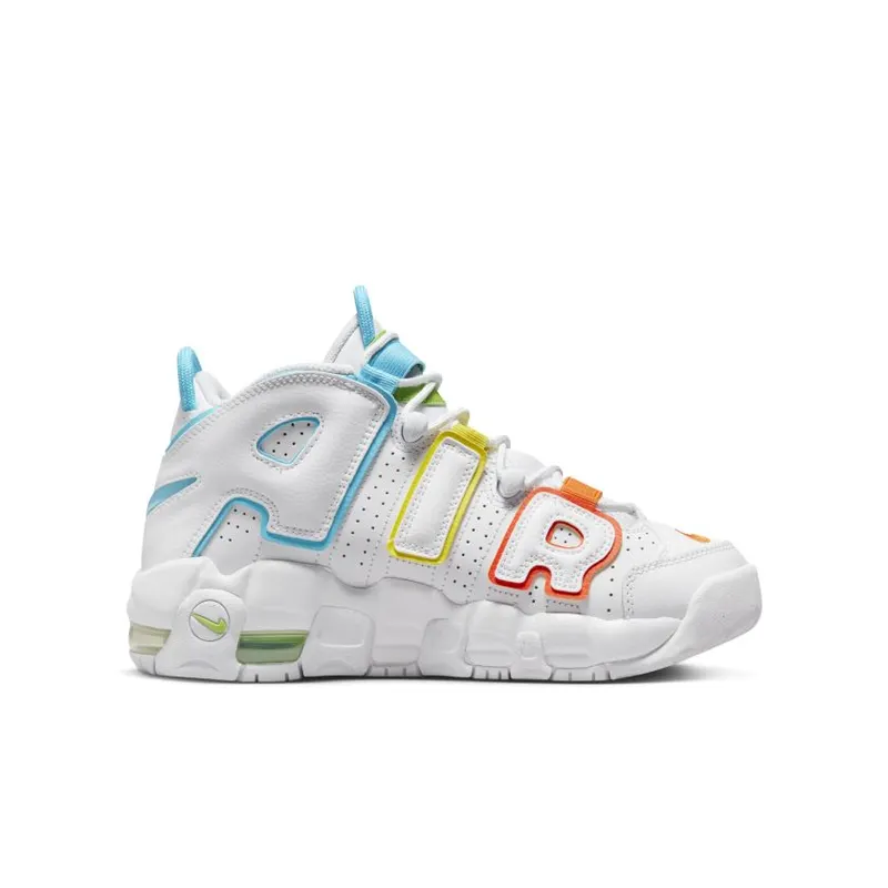 Nike Air More Uptempo White Multi-Color (GS) (FJ4624-100)