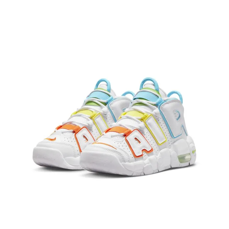 Nike Air More Uptempo White Multi-Color (GS) (FJ4624-100)