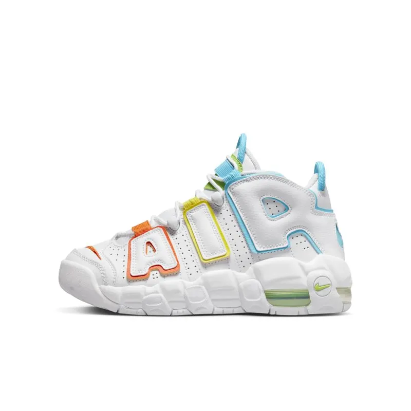 Nike Air More Uptempo White Multi-Color (GS) (FJ4624-100)