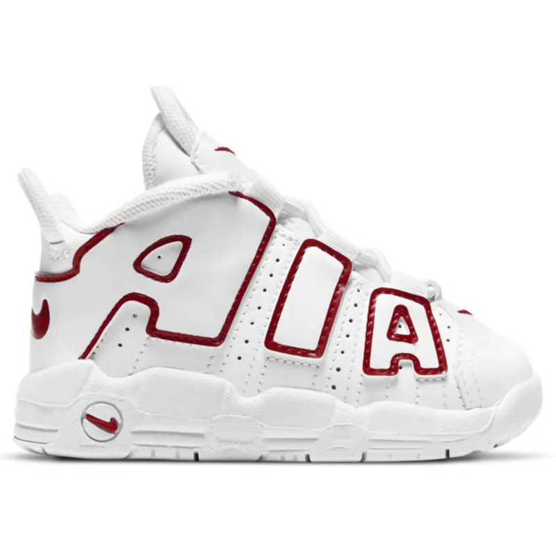 Nike Air More Uptempo White Varsity Red (TD) (DJ5990-100)