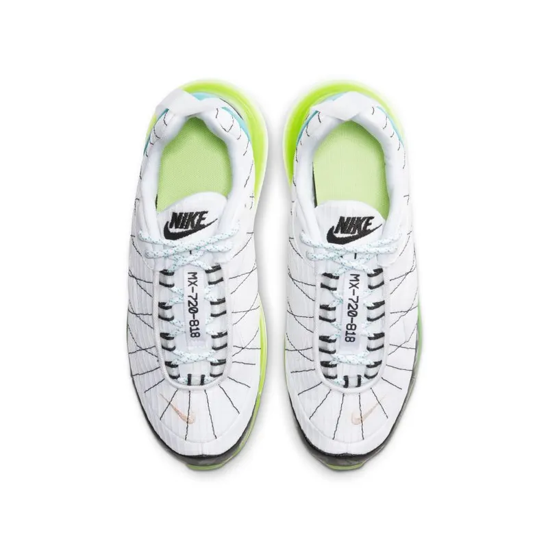 Nike Air MX 720-818 White Black Ghost Green (GS) (CW4721-101)